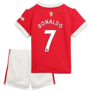 Fotbalový dres Manchester United Ronaldo 7 Dětské Domácí Dres Komplety 2021-2022