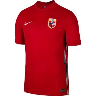 Fotbalové Dresy Norsko Domácí Dres 2021 - Krátký Rukáv