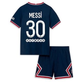Fotbalový dres Paris Saint Germain PSG Messi 30 Dětské Domácí Dres Komplety 2021-2022