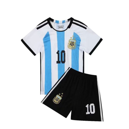 Argentina Messi 10 Dětské Domácí Dres Komplety 2023